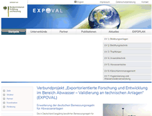 Tablet Screenshot of expoval.de